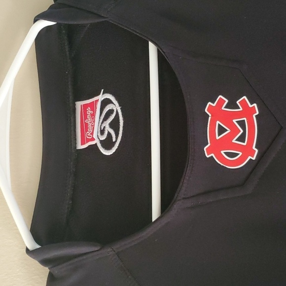 RAWLINGS jersey men's size medium black w/ white numbers CM jersey # 13 - Picture 5 of 15